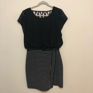 Business casual black dress